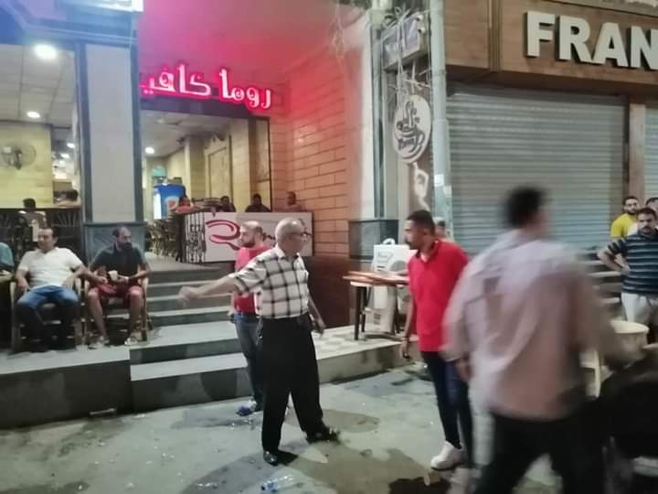  حملات ليلية لرفع الاشغالات وتعديات الباعة الجائلين بشوارع المنصورة