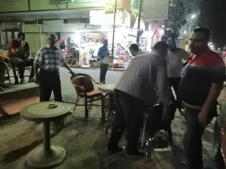  حملات ليلية لرفع الاشغالات وتعديات الباعة الجائلين بشوارع المنصورة