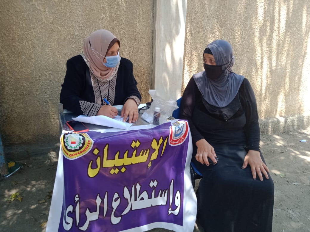 قافلة طبية علاجية بقرية الروضة