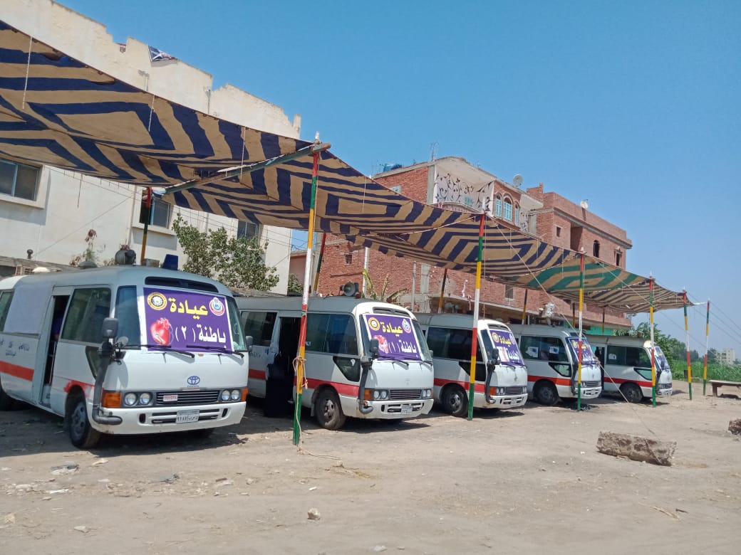 قافلة طبية علاجية بقرية الروضة