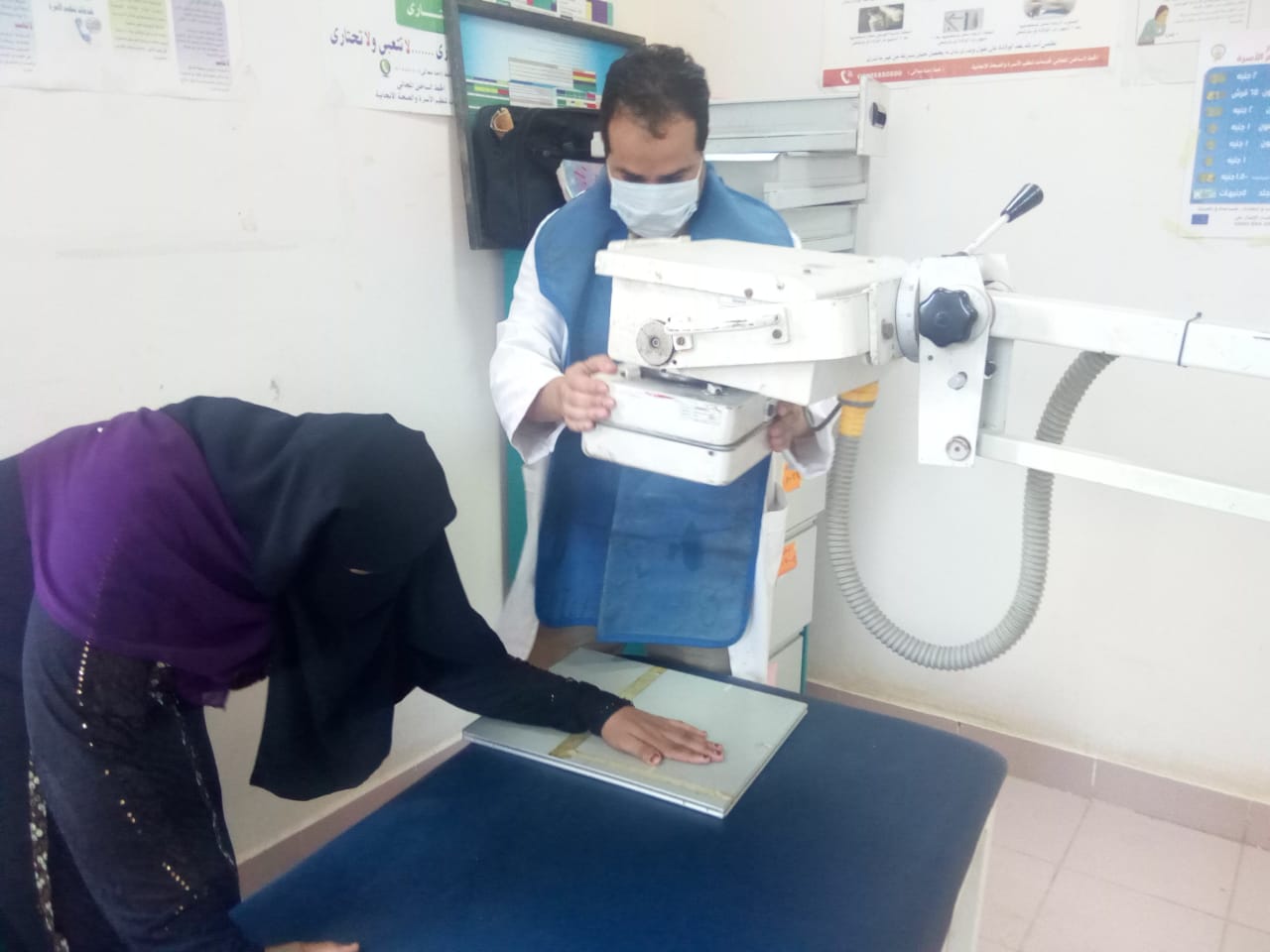 قافلة طبية علاجية بقرية الروضة