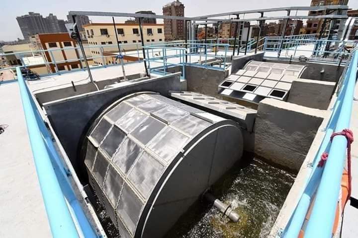 محطة مياه جزيرة الذهب بالجيزة