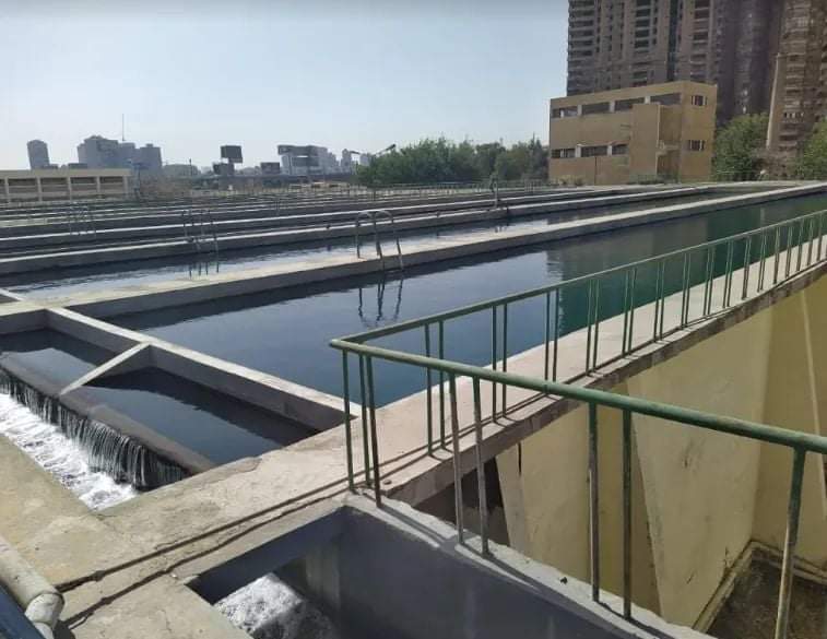 محطة مياه جزيرة الذهب بالجيزة
