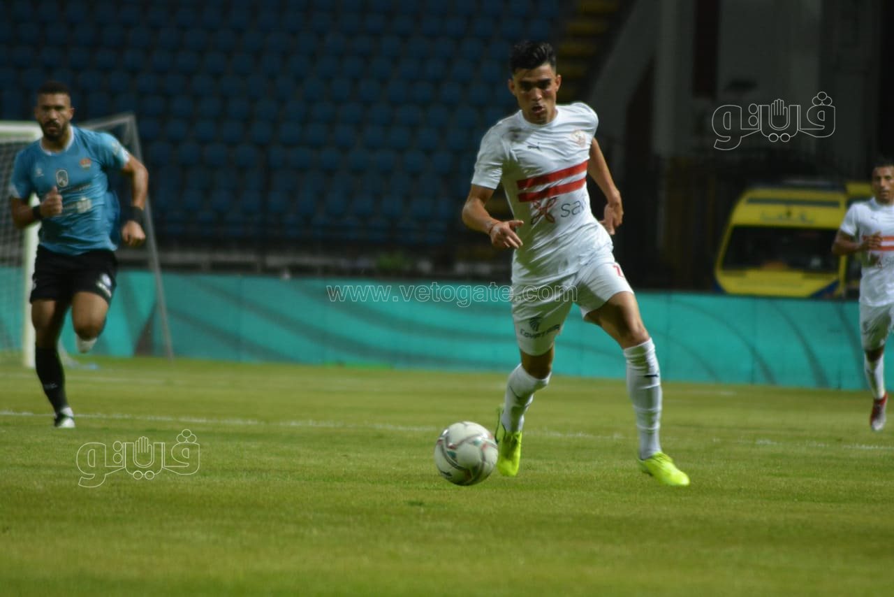 الشوط الأول للزمالك وغزل المحلة (1)