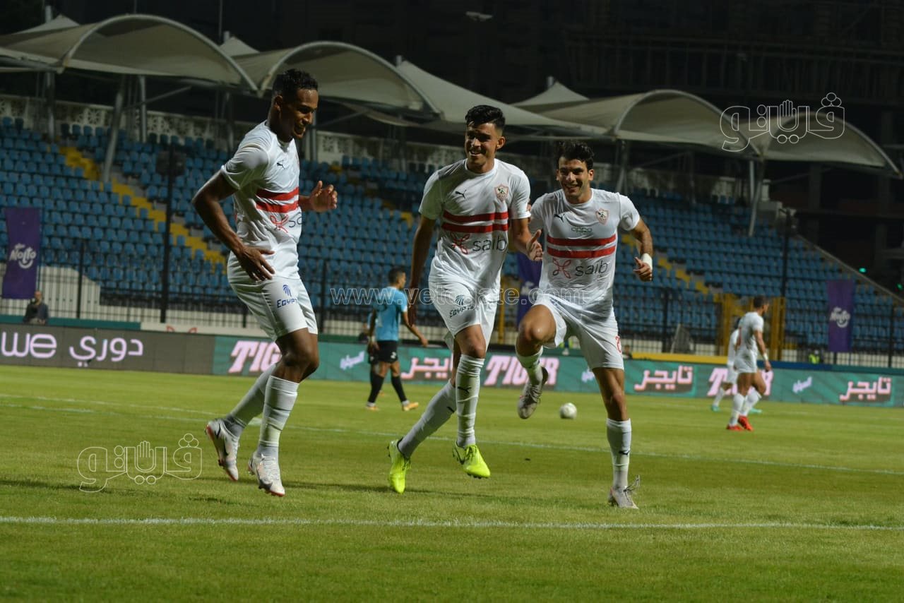 الشوط الأول للزمالك وغزل المحلة (4)