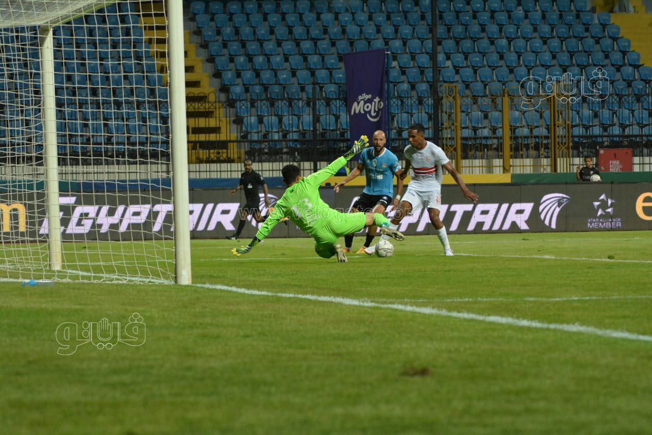 الشوط الأول للزمالك وغزل المحلة (6)