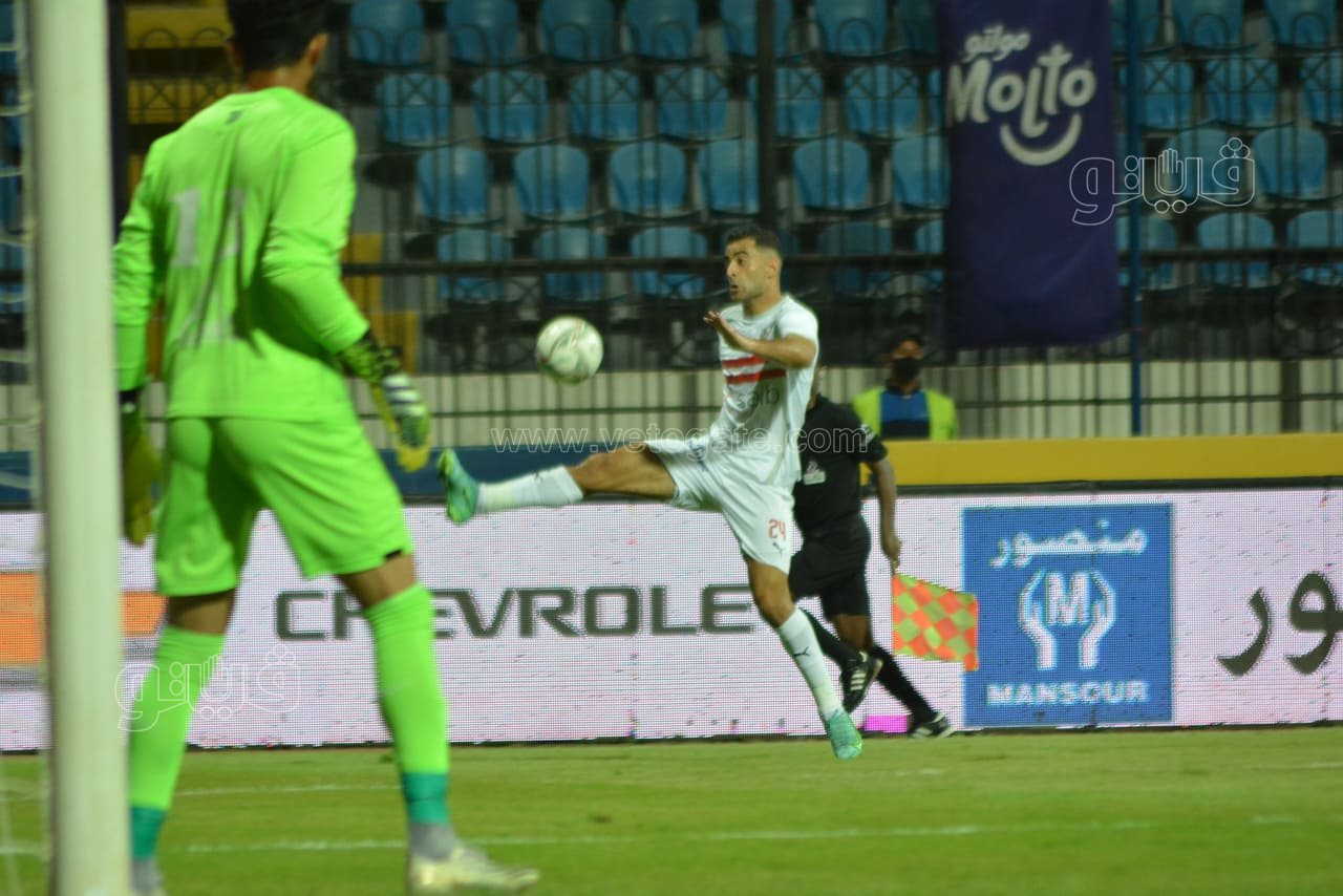 الشوط الأول للزمالك وغزل المحلة (7)