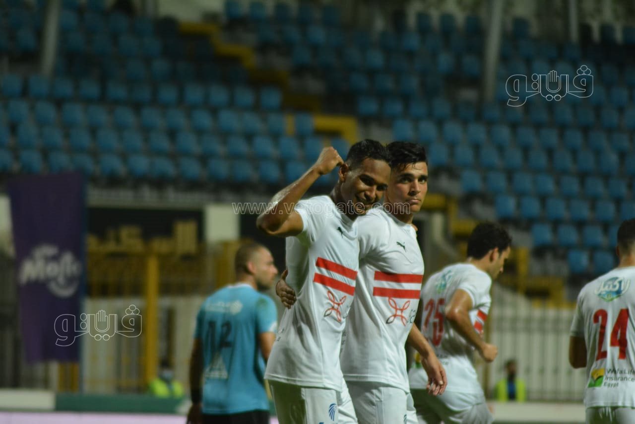 الشوط الأول للزمالك وغزل المحلة (15)