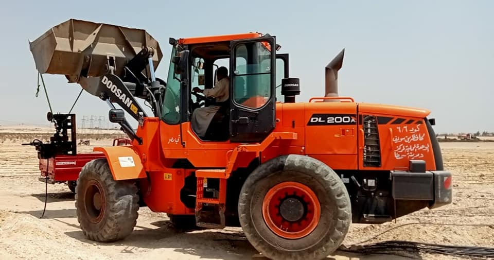 ازالة تعديات ببني سويف