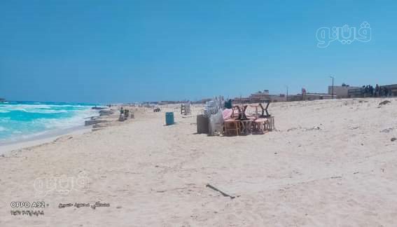 رفع الرايات السوداء بشواطئ مطروح