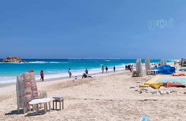 رفع الرايات السوداء بشواطئ مطروح