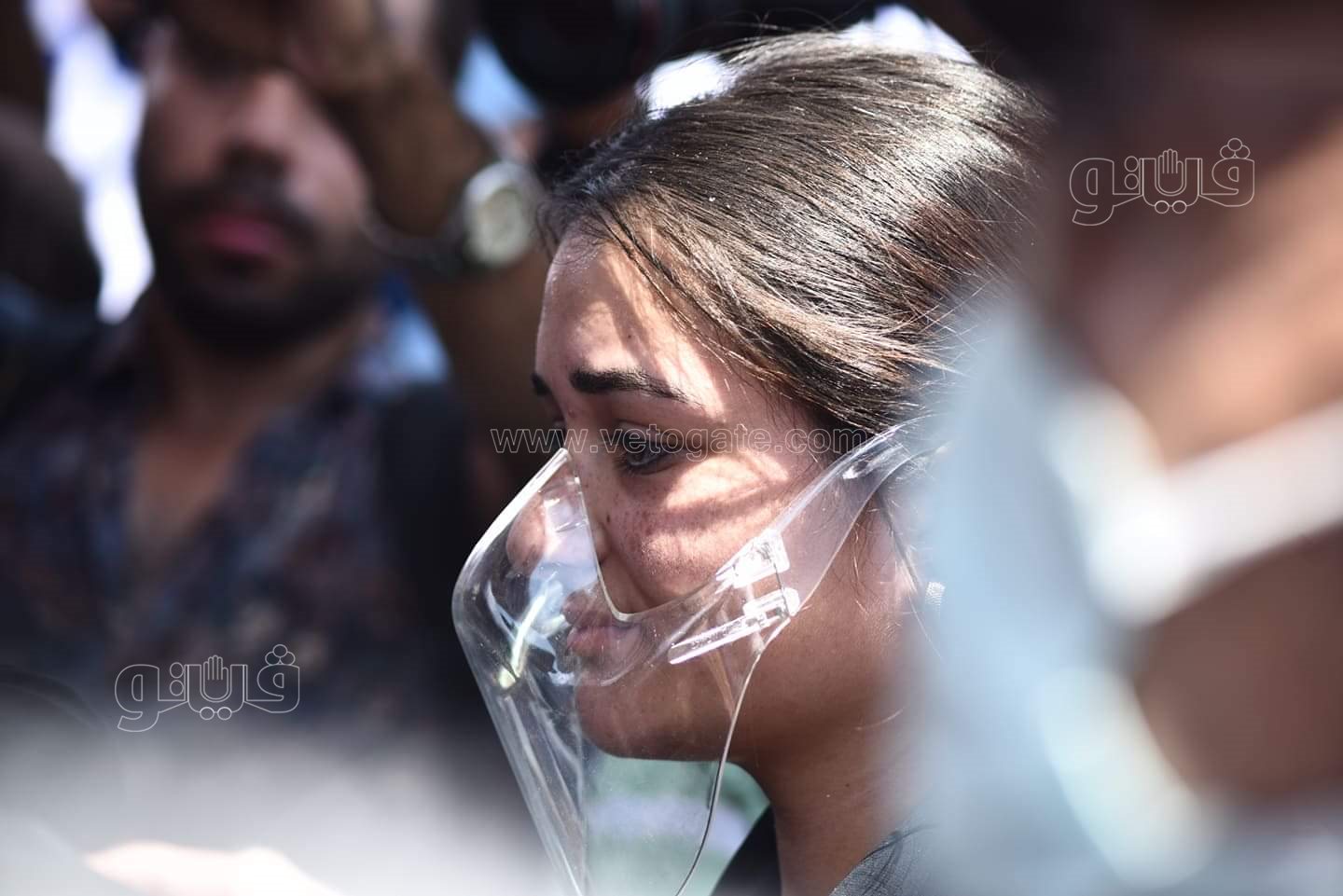 رامي رضوان وحسن الرداد يتلقيان العزاء في دلال عبد العزيز بالمقابر (31)