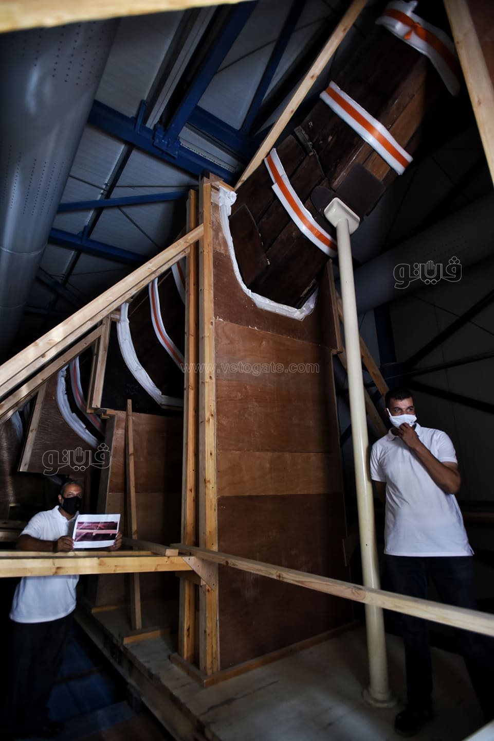 المتحف المصري الكبير يكرم فريق نقل مركب الملك خوفو (11)