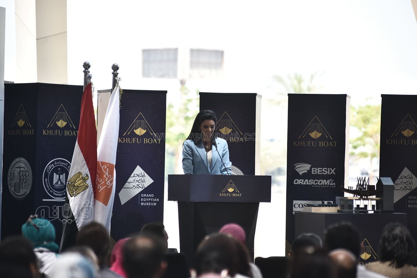 المتحف المصري الكبير يكرم فريق نقل مركب الملك خوفو (27)