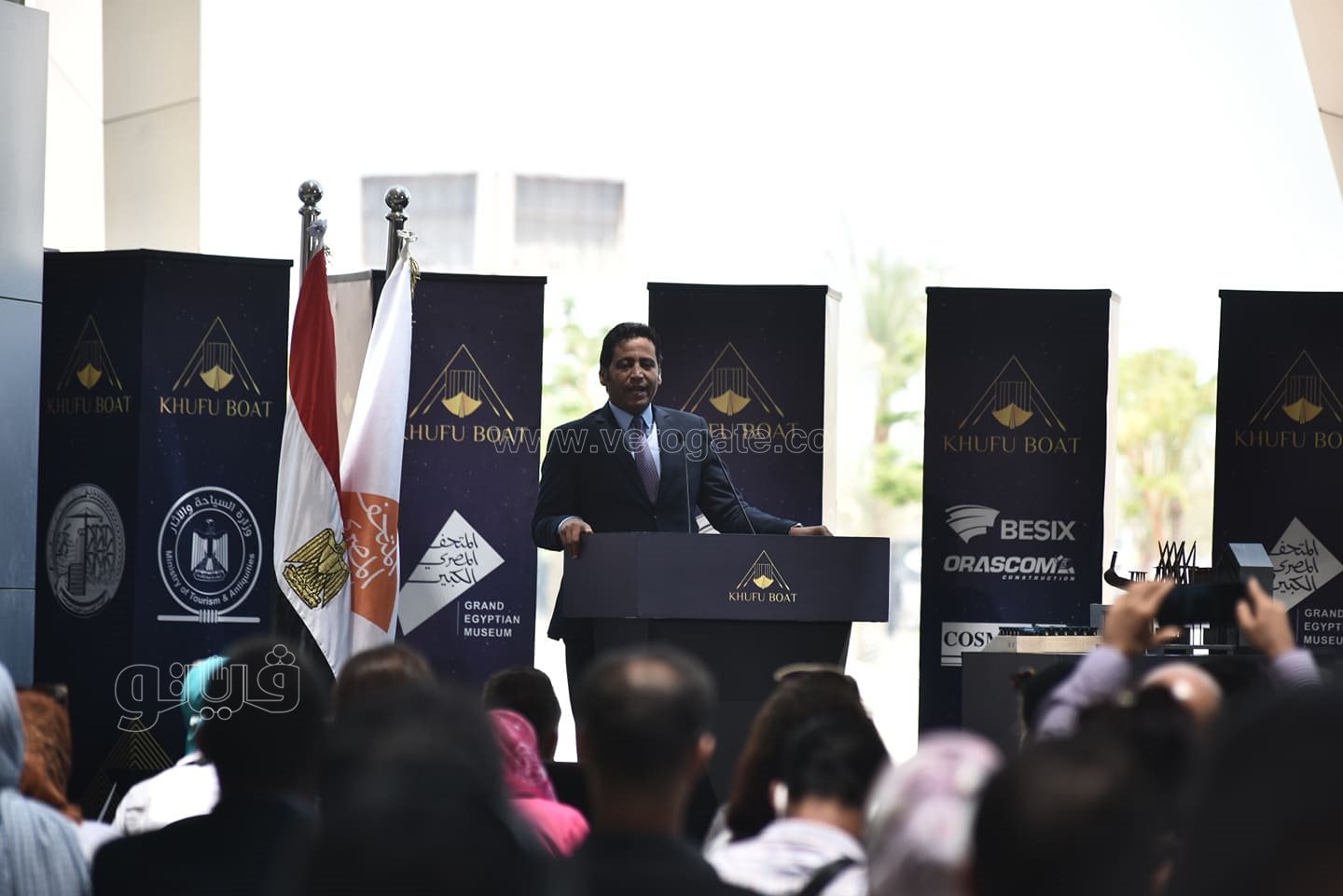 المتحف المصري الكبير يكرم فريق نقل مركب الملك خوفو (10)