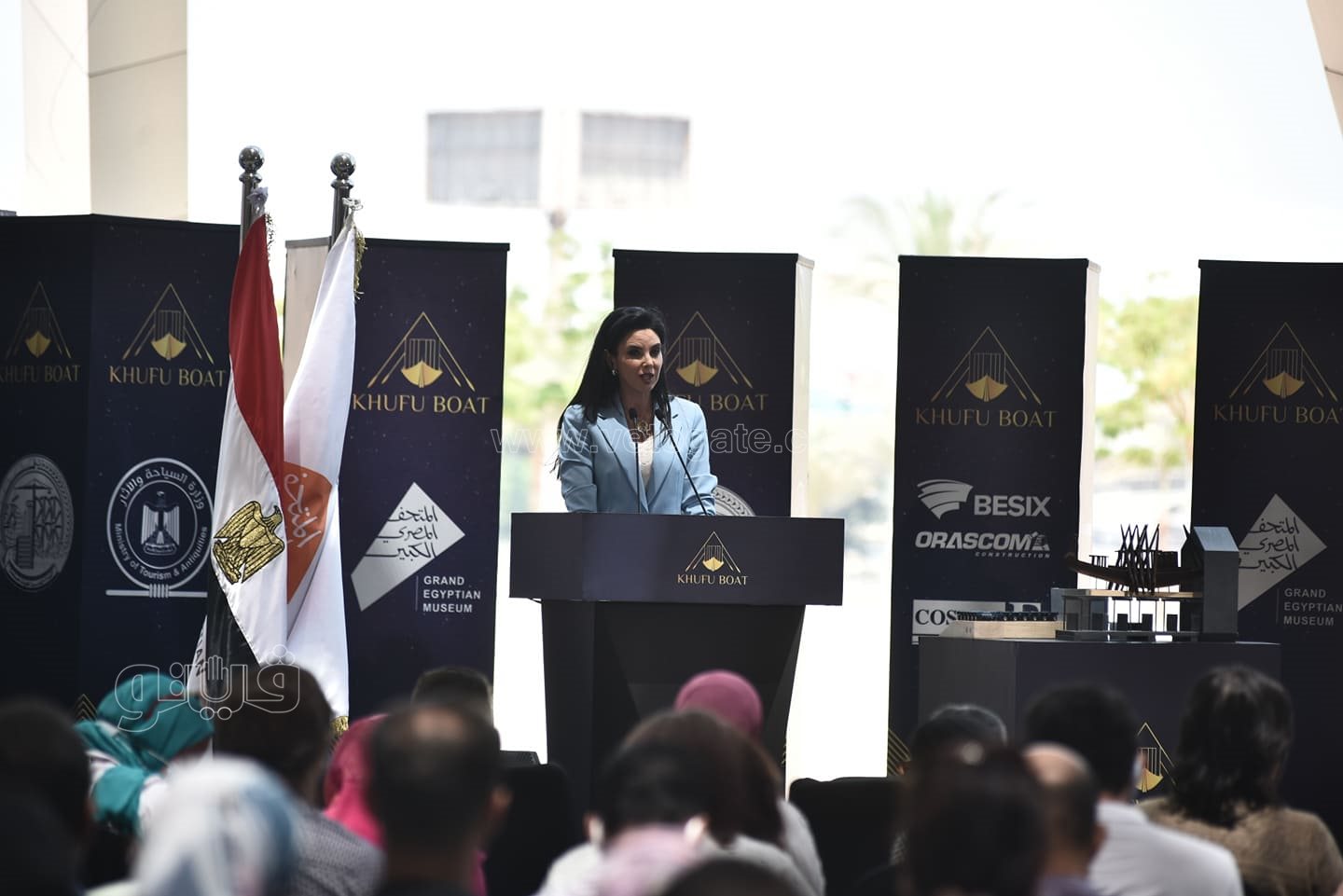 المتحف المصري الكبير يكرم فريق نقل مركب الملك خوفو (21)