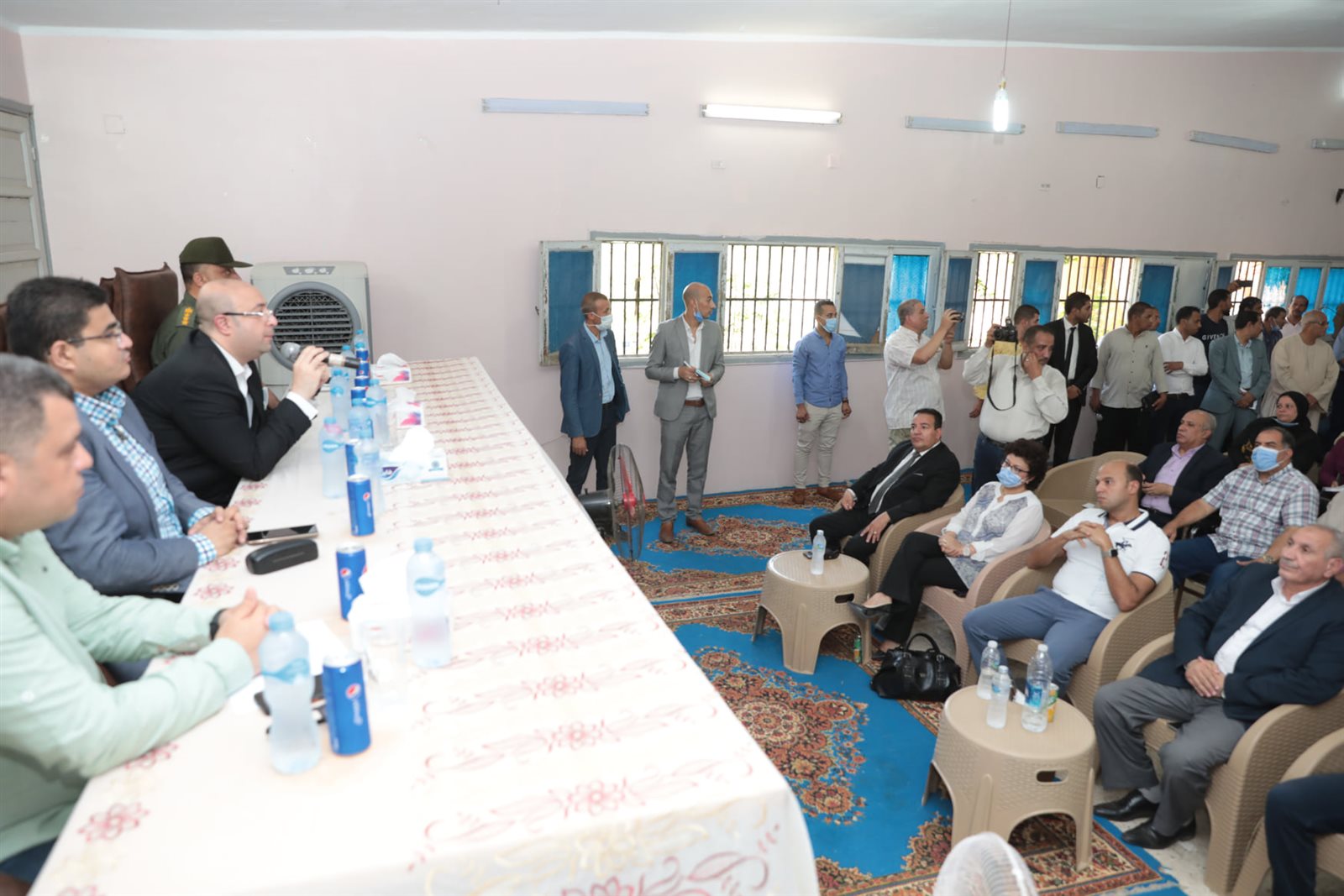 لقاء محافظ بني سويف بأهالي مركز ببا (4)