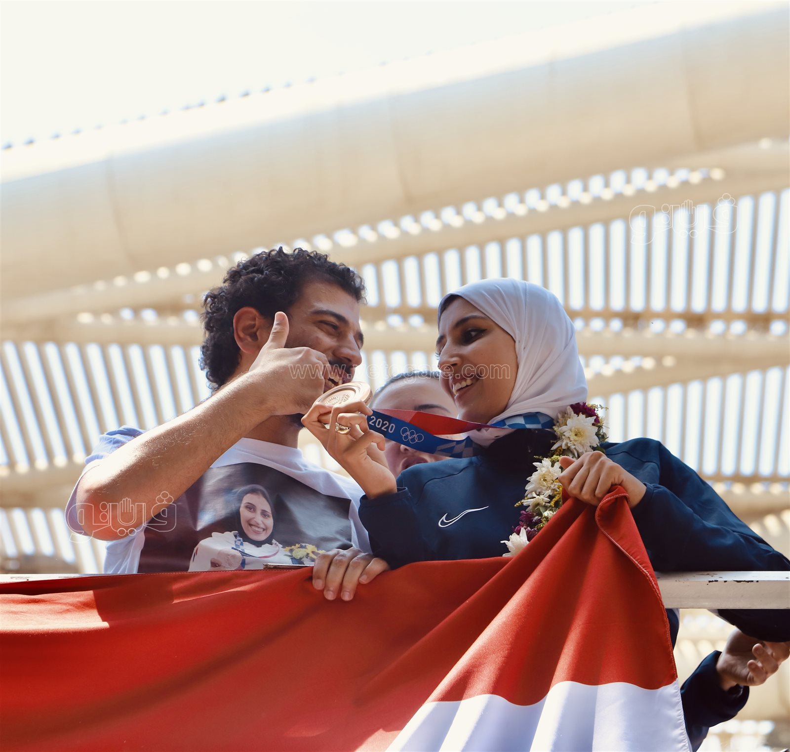 لحظة وصول جيانا فاروق إلى مطار القاهرة  (32)