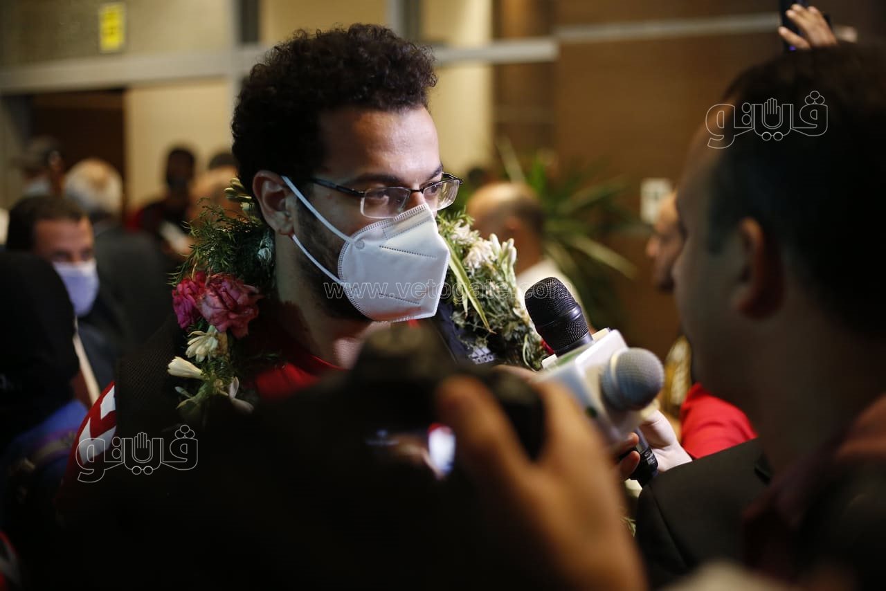 وصول منتخب اليد مطار القاهرة (4)