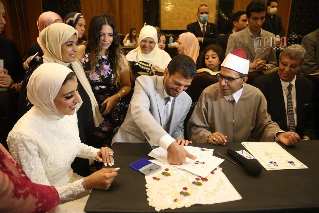 جيانا فاروق تحتفل بعقد قرانها في التجمع الخامس (2)