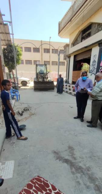 تنفيذ تعليمات المحافظ بمنيا القمح اغسطس 20213