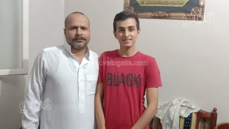 الطالب محمد محمد حسن ووالده