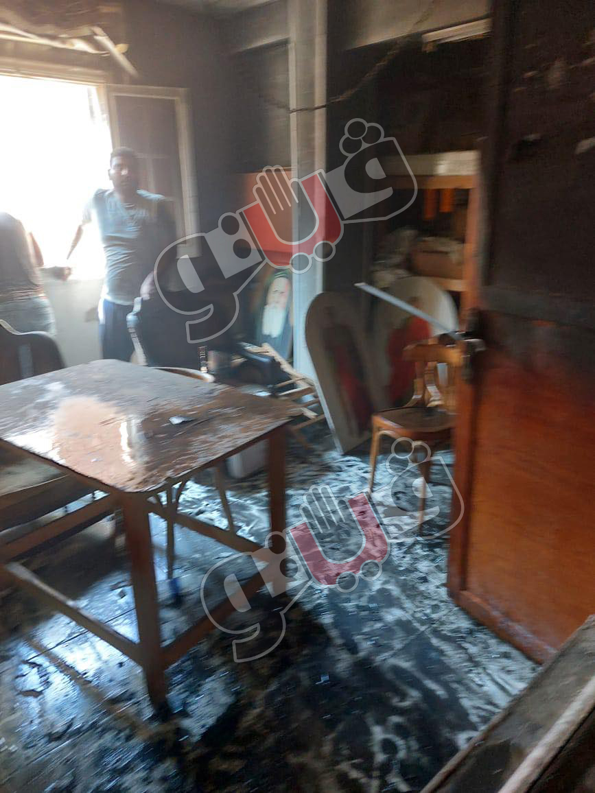 حريق كنيسة أبو سيفين بإمبابة (1)