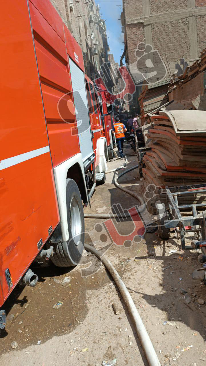 حريق كنيسة أبو سيفين بإمبابة (14)