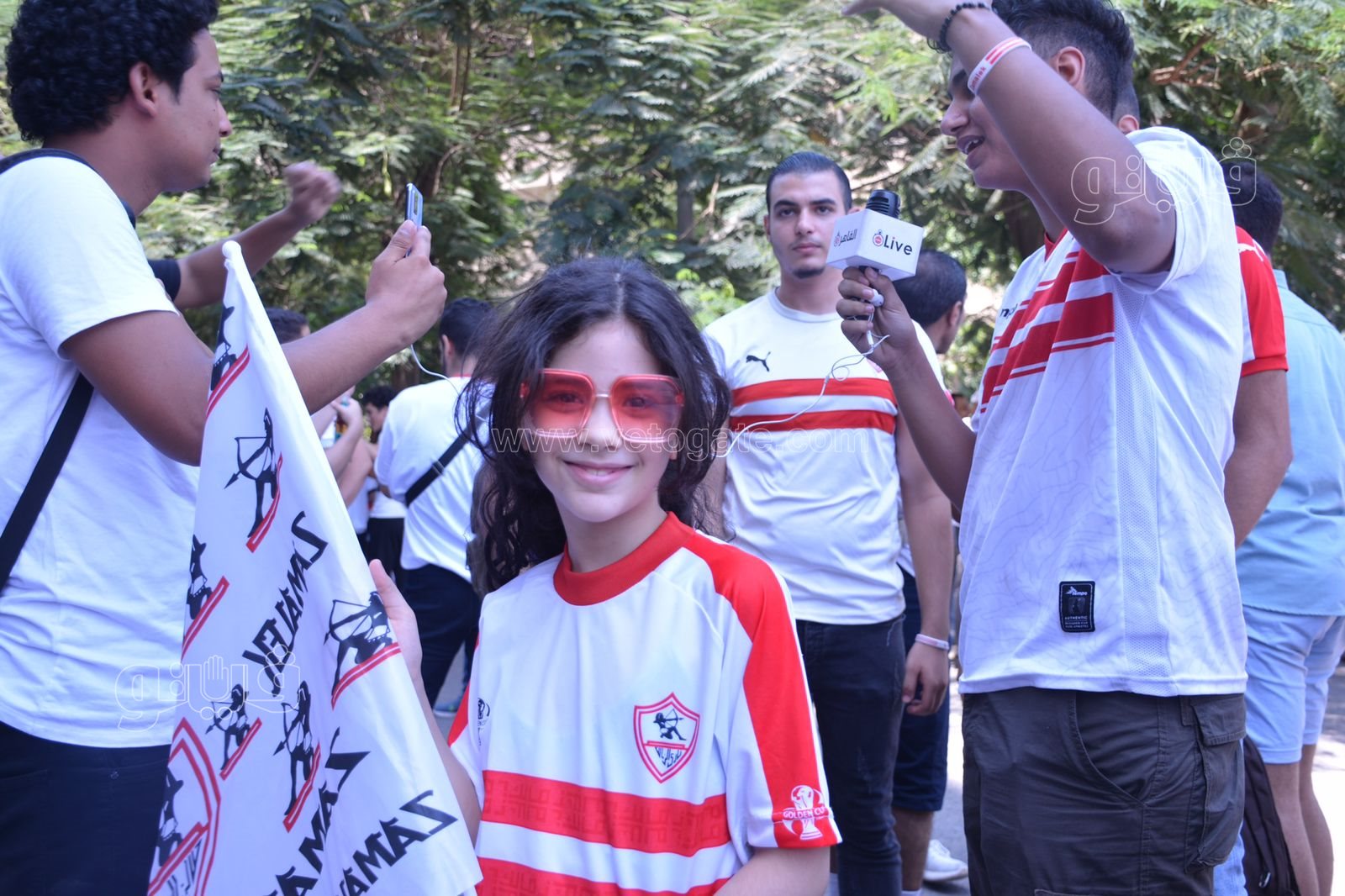 مشجعين الفارس الأبيض قبل التحرك للاسكندرية سايبين شغلنا وبيوتنا علشان الزمالك (5)