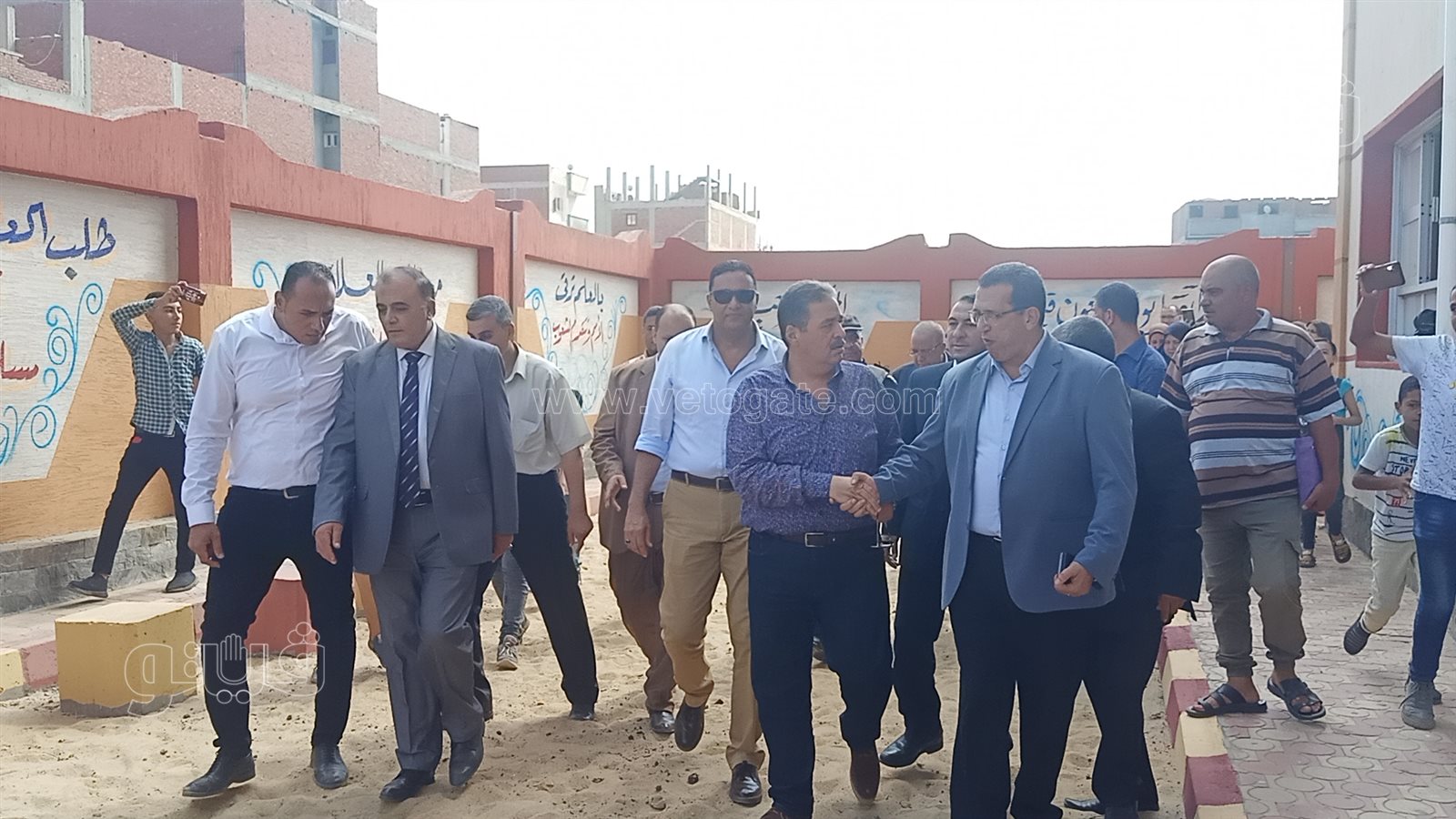 بالزغاريد.. افتتاح مدرسة عبد التواب شاهين الإعدادية بالدقهلية (6)