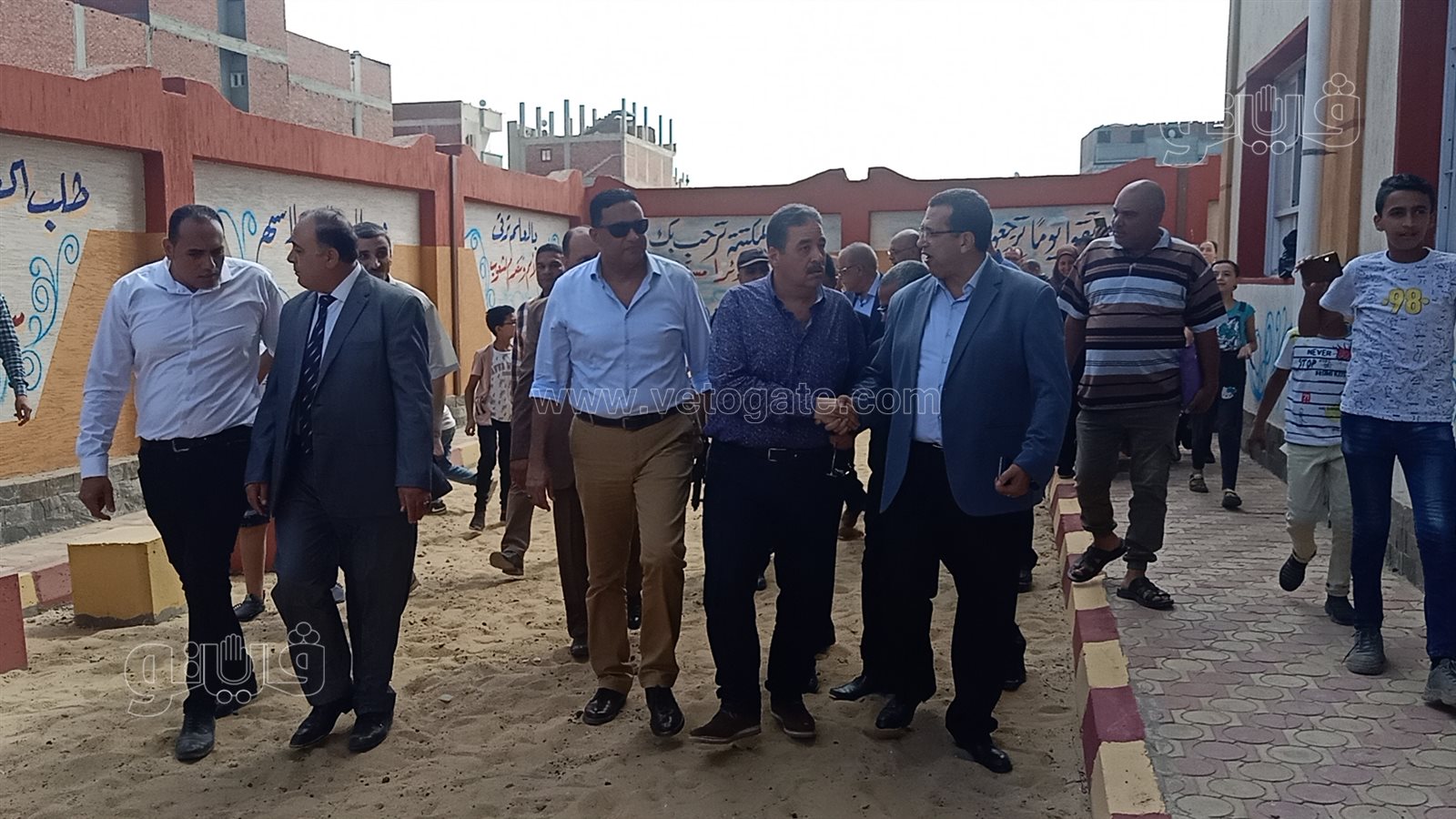 بالزغاريد.. افتتاح مدرسة عبد التواب شاهين الإعدادية بالدقهلية (7)