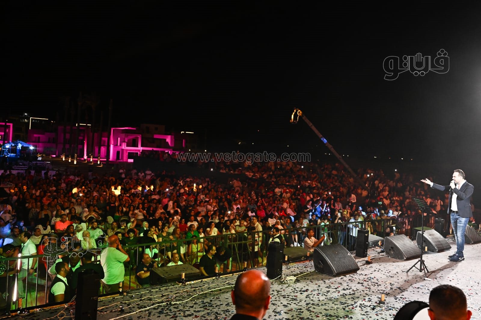  وائل جسار يشعل ختام مهرجان رأس الحكمة بحضور نجوم الفن (9)