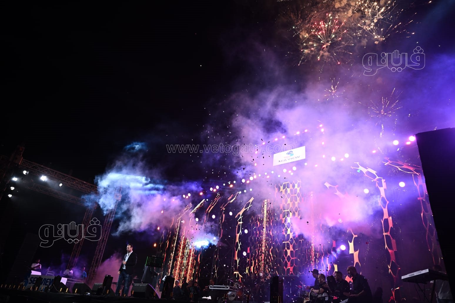  وائل جسار يشعل ختام مهرجان رأس الحكمة بحضور نجوم الفن (18)