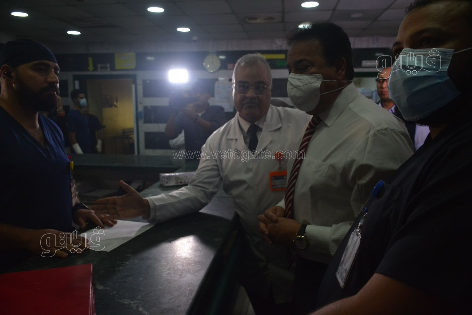 وزير الصحة يبدأ جولته التفقدية بمستشفى البنك الأهلي  (2)