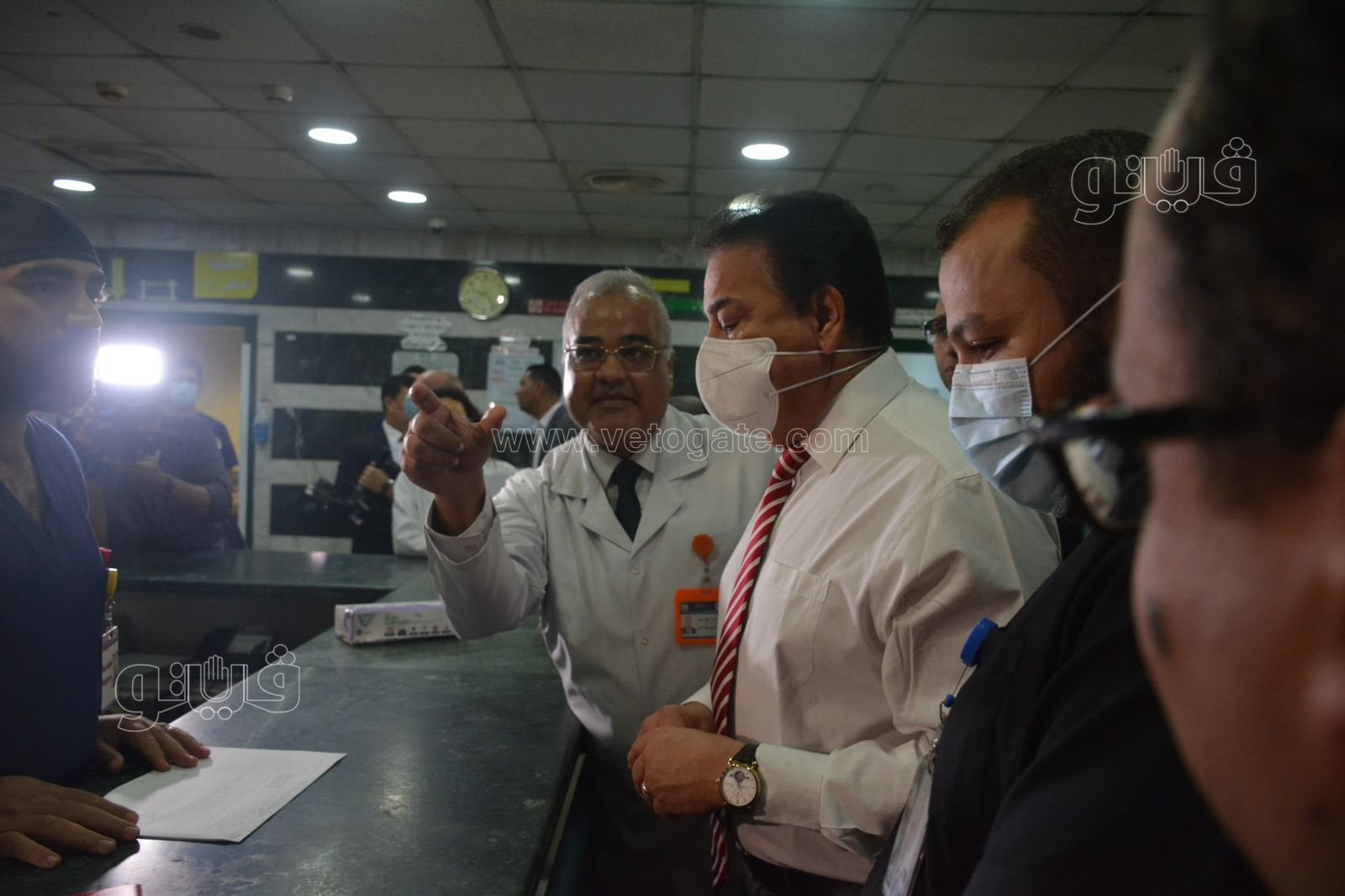 وزير الصحة يبدأ جولته التفقدية بمستشفى البنك الأهلي  (3)