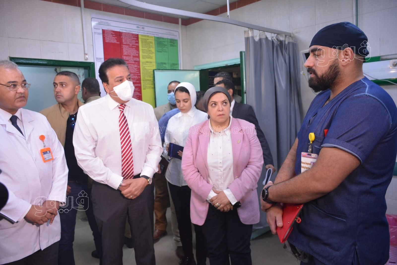 وزير الصحة يبدأ جولته التفقدية بمستشفى البنك الأهلي  (8)