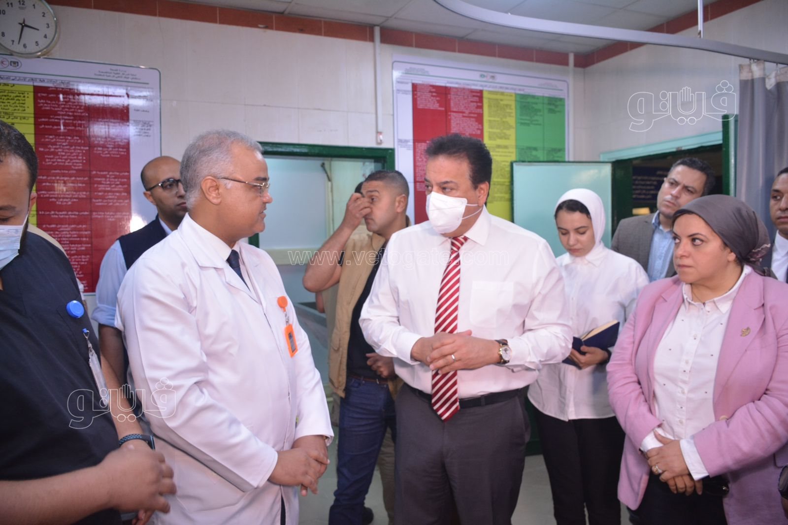 وزير الصحة يبدأ جولته التفقدية بمستشفى البنك الأهلي  (9)