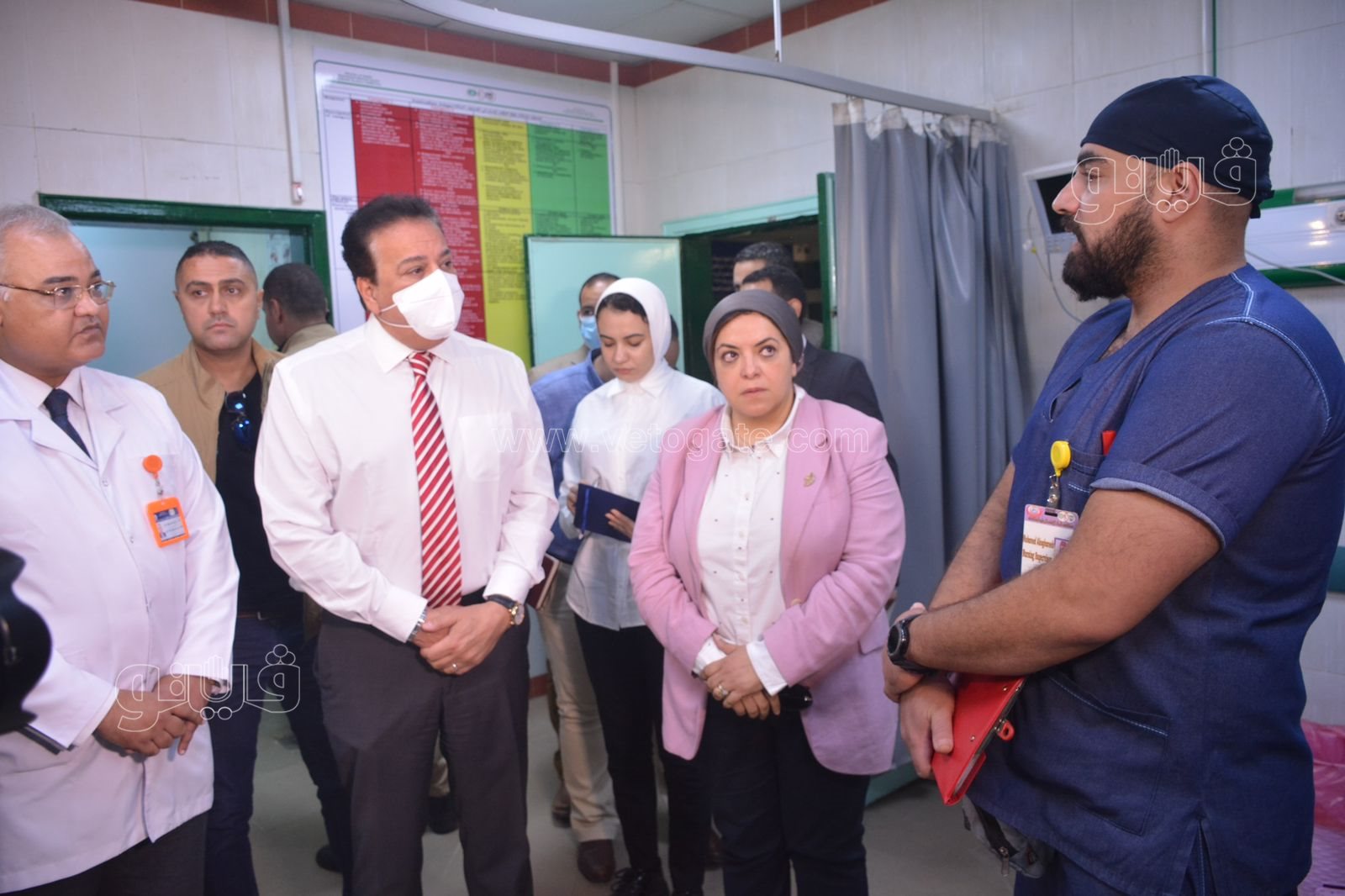 وزير الصحة يبدأ جولته التفقدية بمستشفى البنك الأهلي  (14)