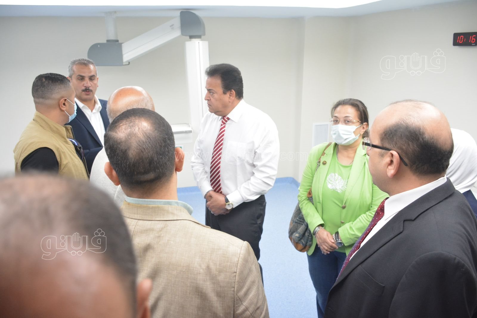 وزير الصحة في جولة تفقدية بمستشفى شبرامنت المركزي (33)