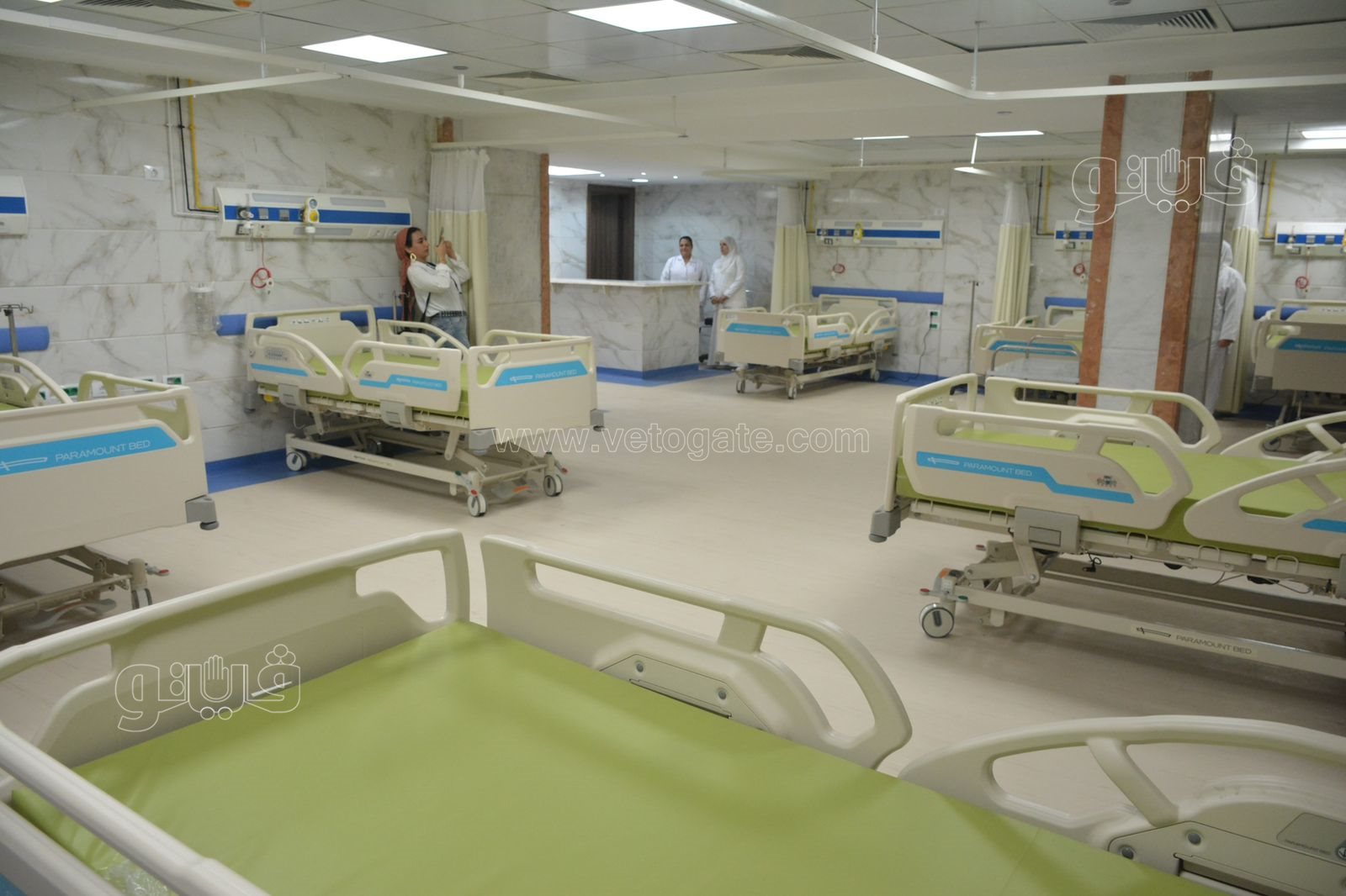 وزير الصحة في جولة تفقدية بمستشفى شبرامنت المركزي (3)