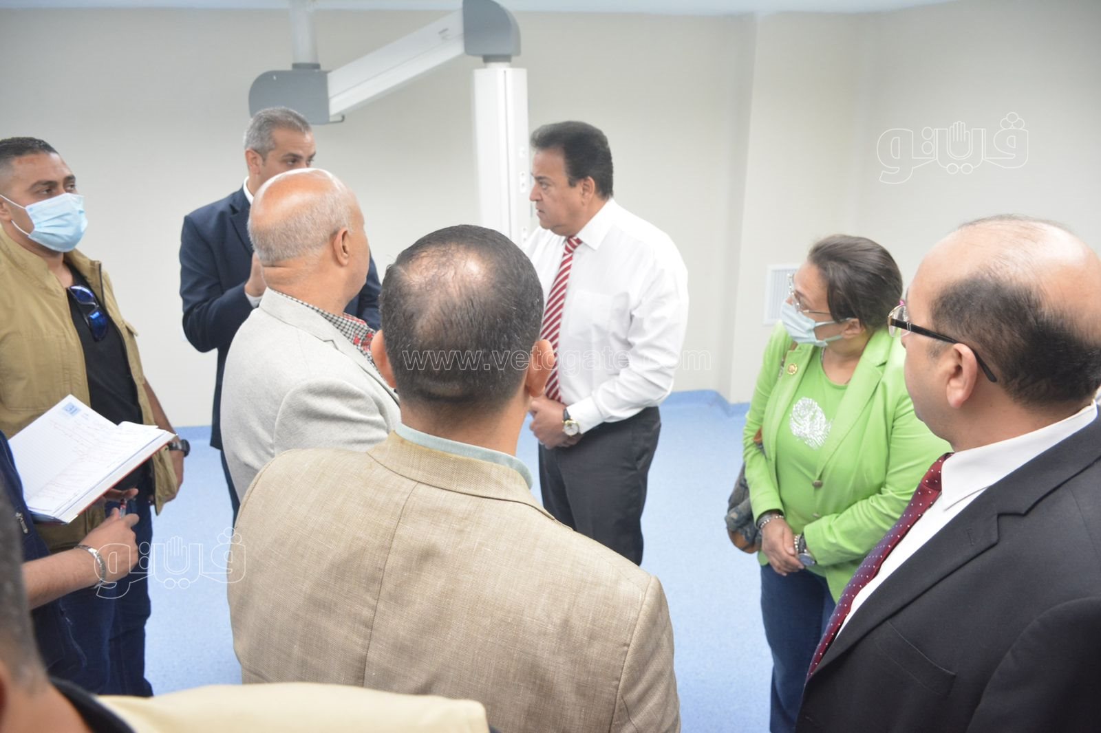 وزير الصحة في جولة تفقدية بمستشفى شبرامنت المركزي (4)