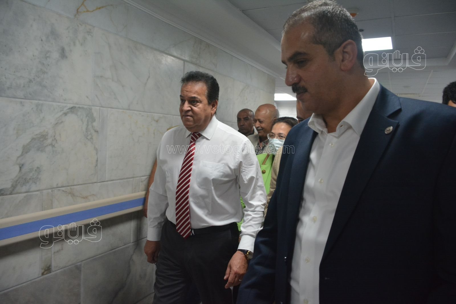 وزير الصحة في جولة تفقدية بمستشفى شبرامنت المركزي (10)