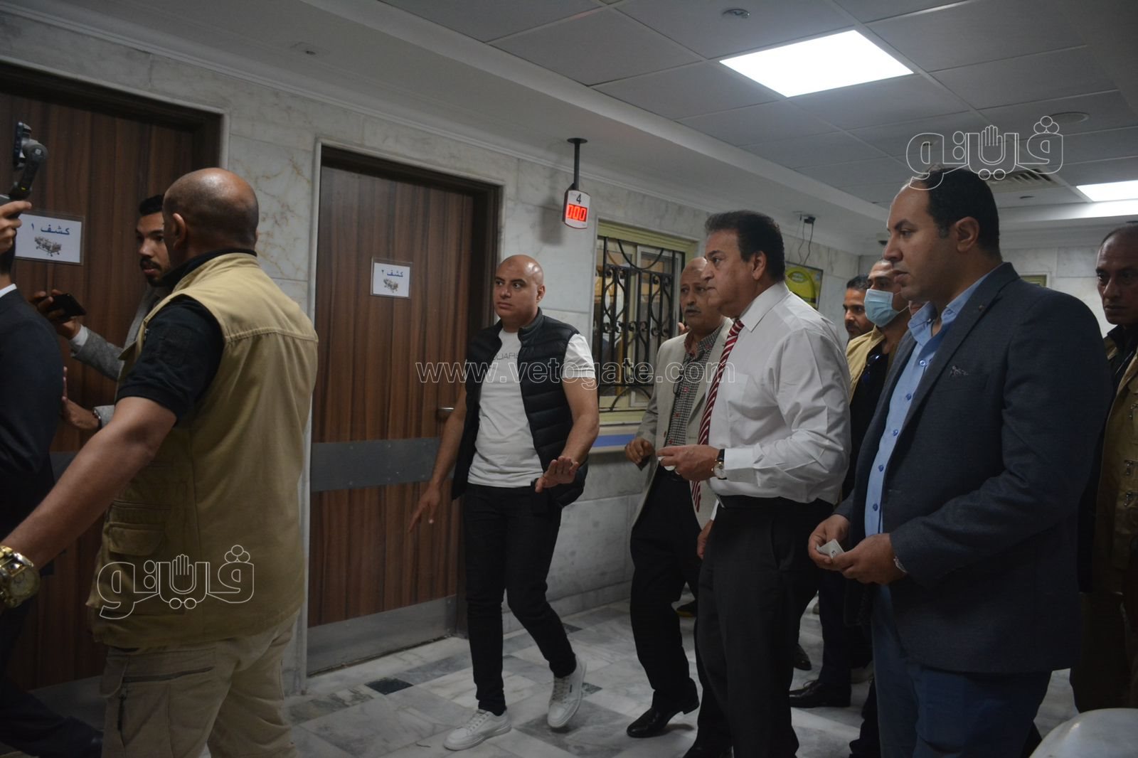 وزير الصحة في جولة تفقدية بمستشفى شبرامنت المركزي (13)