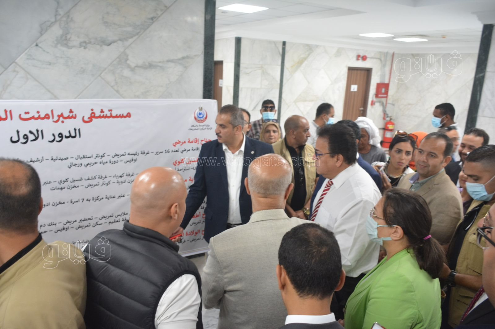 وزير الصحة في جولة تفقدية بمستشفى شبرامنت المركزي (38)