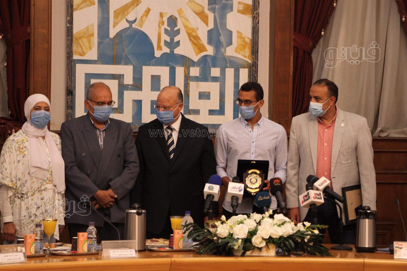 محافظ القاهرة يكرم أبطال أولمبياد طوكيو  (17)