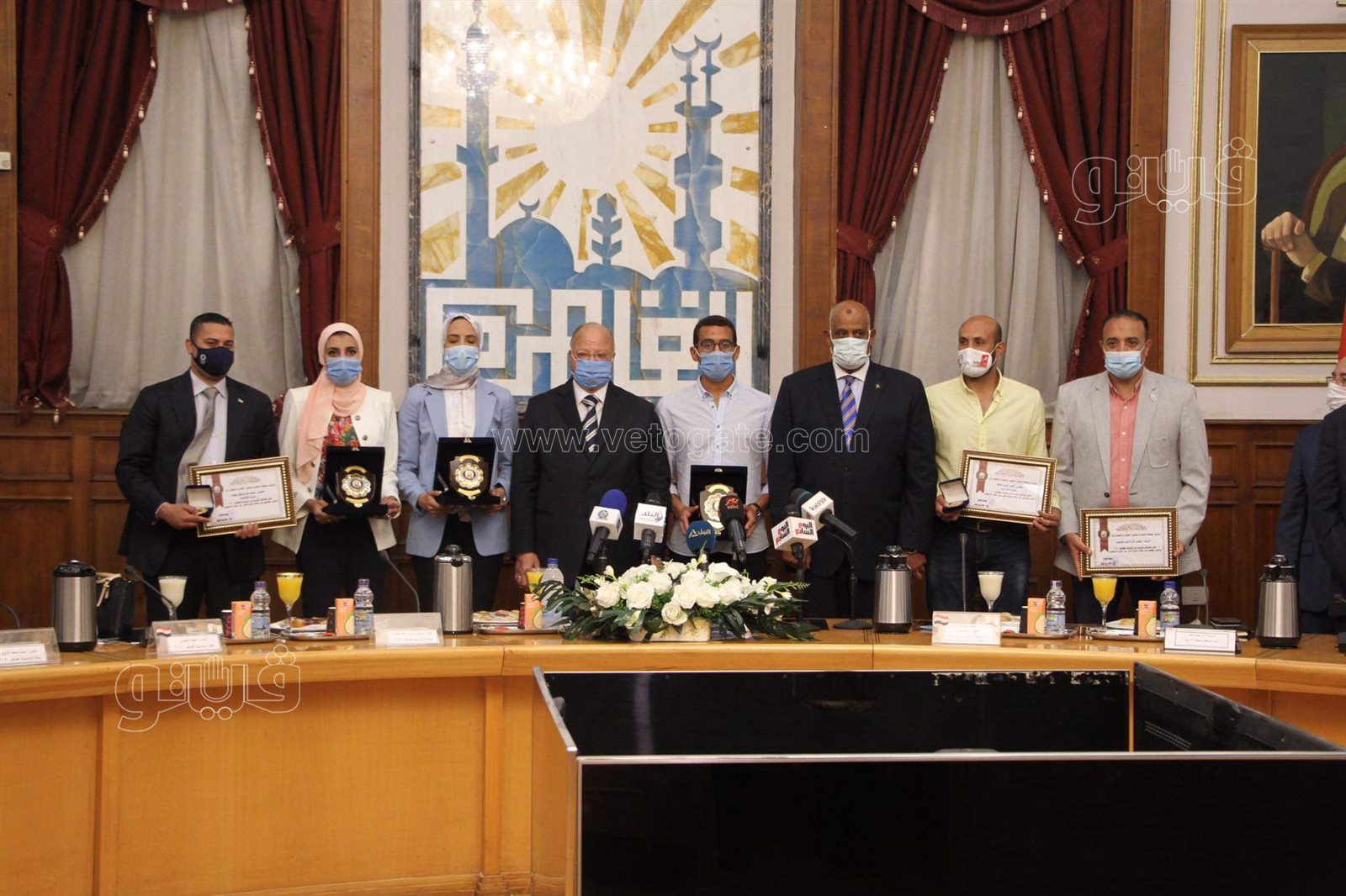 محافظ القاهرة يكرم أبطال أولمبياد طوكيو  (23)