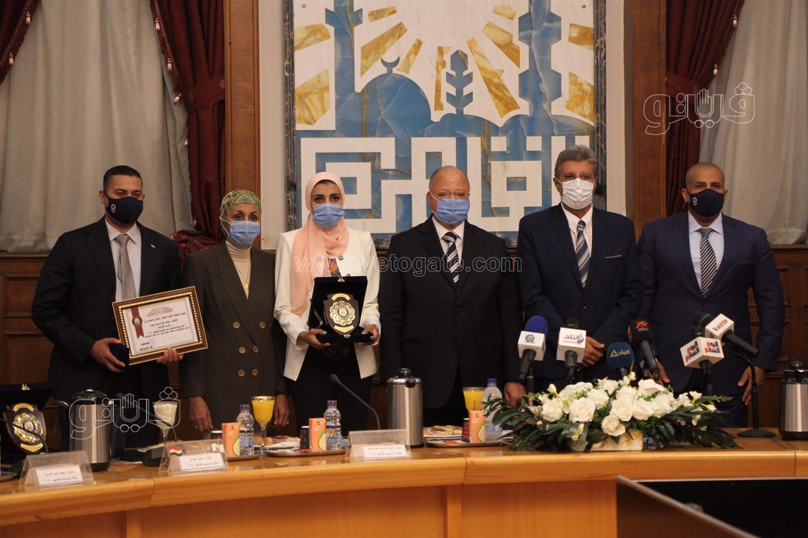 محافظ القاهرة يكرم أبطال أولمبياد طوكيو  (25)