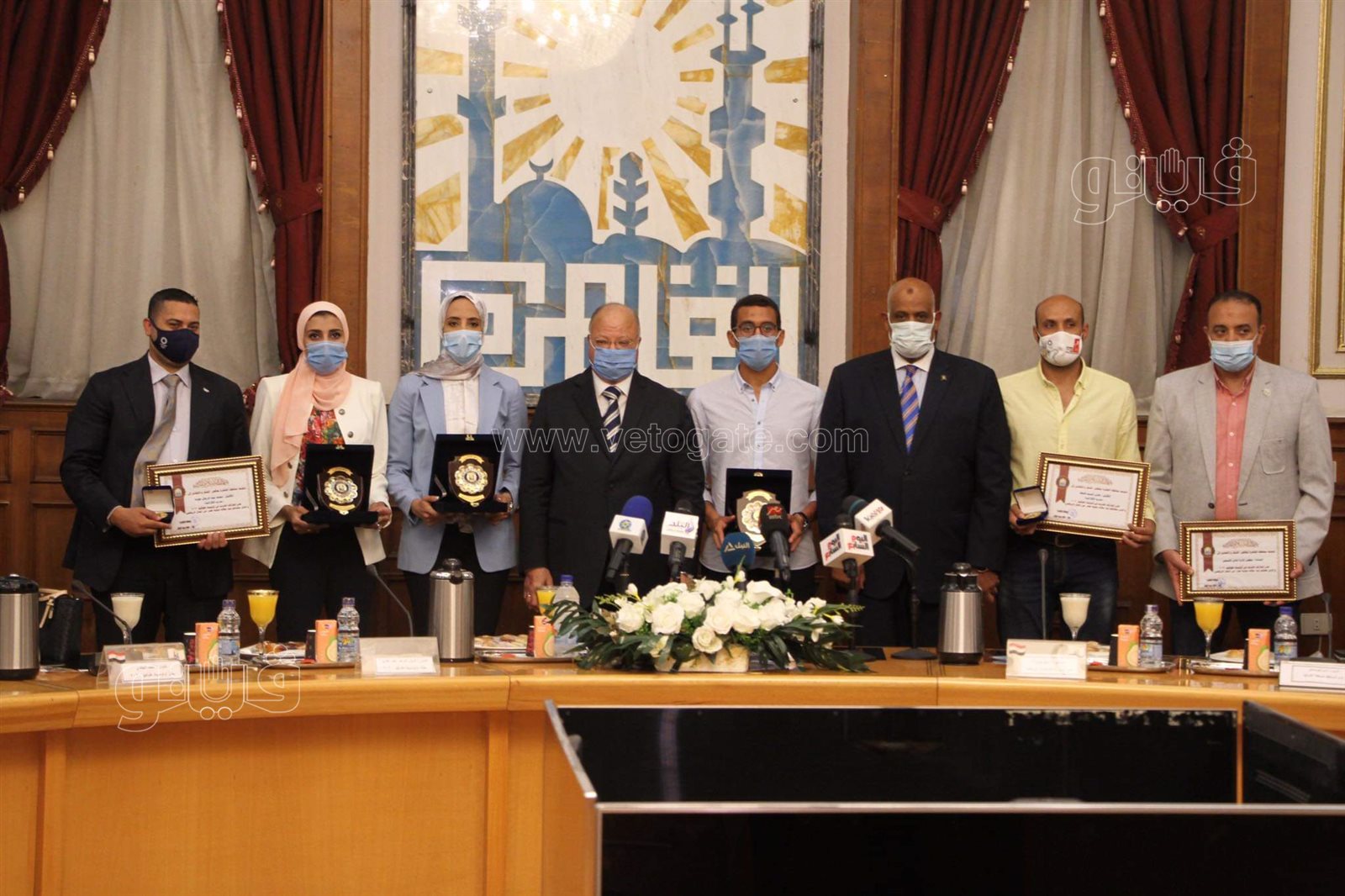 محافظ القاهرة يكرم أبطال أولمبياد طوكيو  (26)