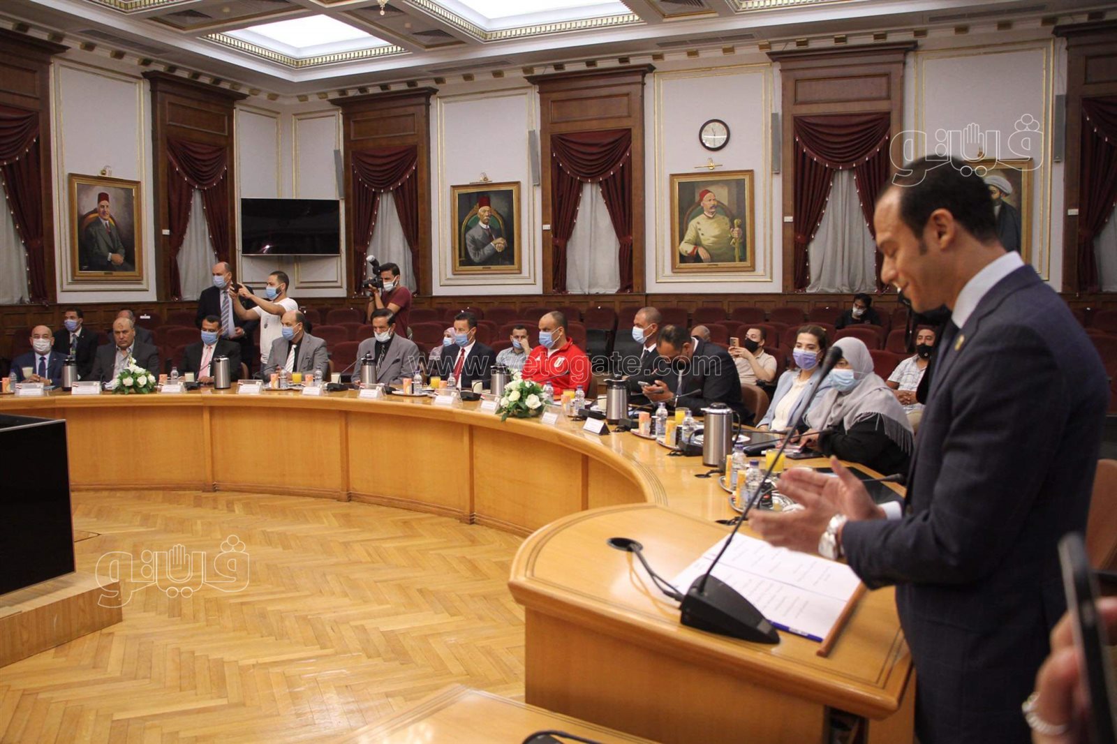 محافظ القاهرة يكرم أبطال أولمبياد طوكيو  (15)