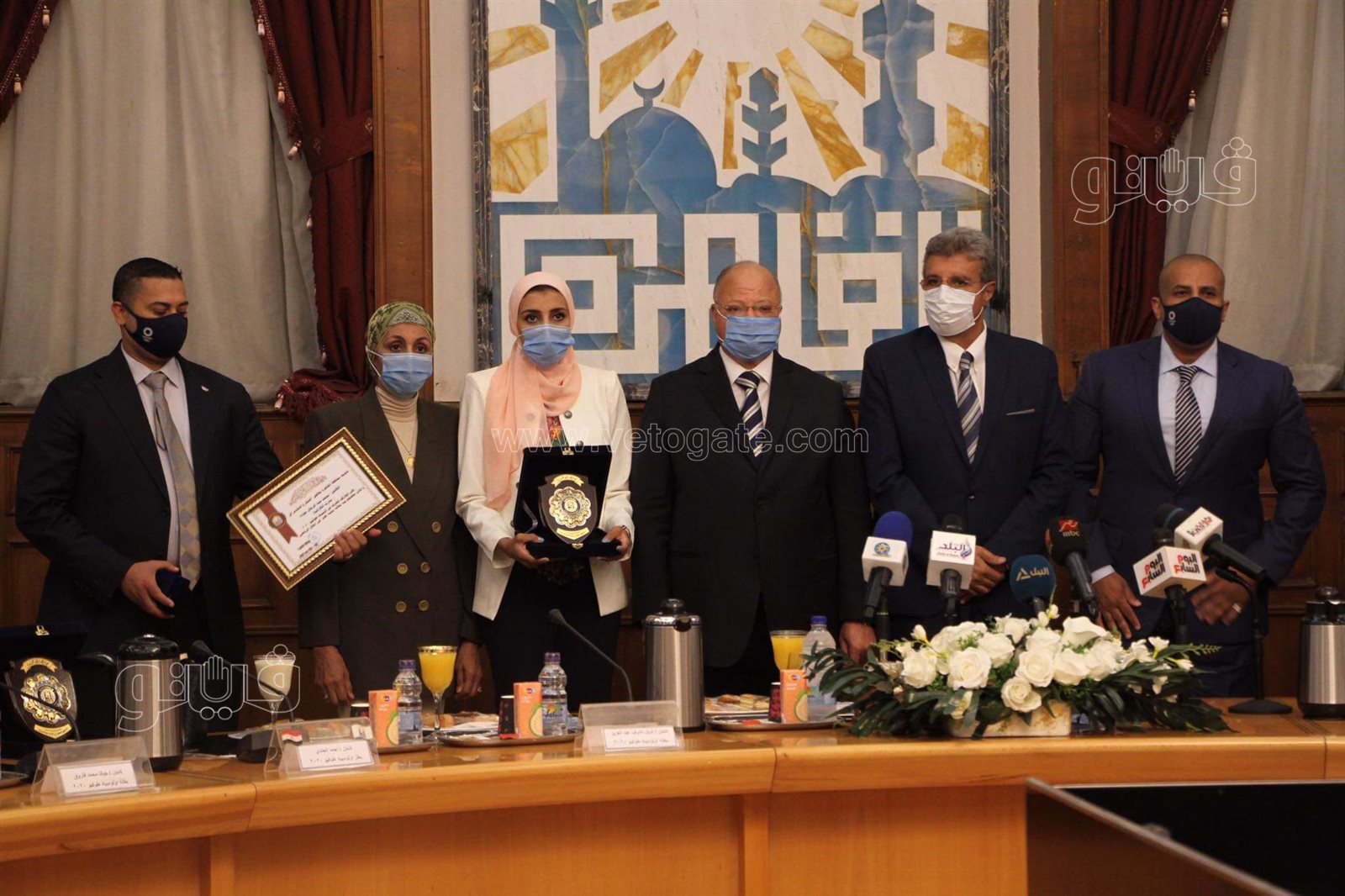 هدية محافظة القاهرة لأبطال أولمبياد طوكيو (1)